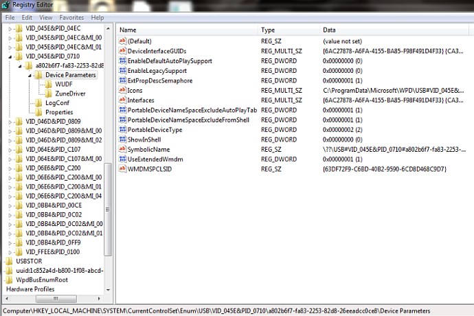 Windows Phone 7 Geräte als Wechseldatenträger : Bild cdguider @ XDA-Developer