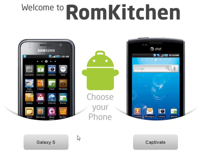 ROM Kitchen für Samsung Galaxy S (1)