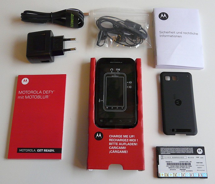Das Defy von Motorola