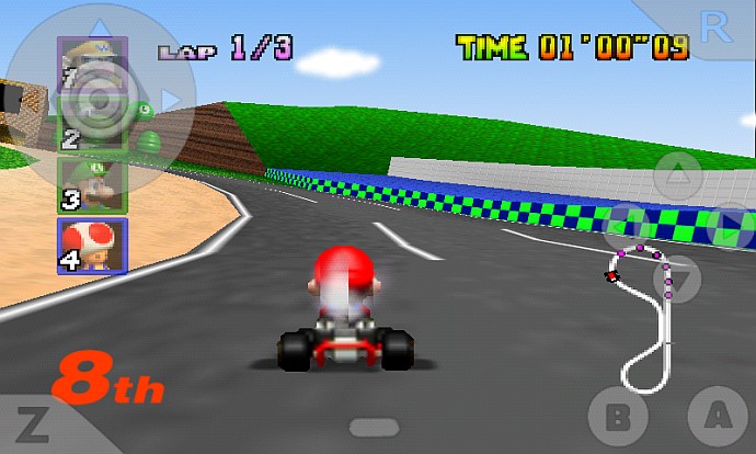 Screenshot vom N64 Emulator N64oid für Android