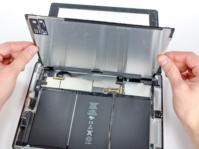 Das iPad 2 in Einzelteile zerlegt - Bildquelle ifixit.com