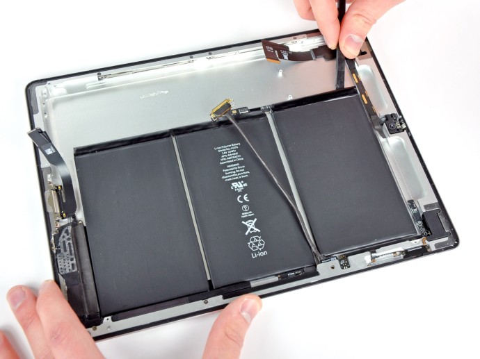 Das iPad 2 in Einzelteile zerlegt - Bildquelle ifixit.com