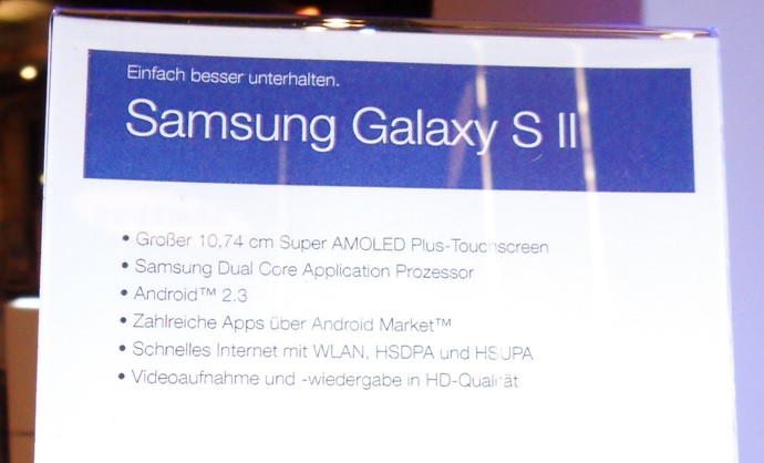 Das Galaxy S 2 (GT-I9100) von Samsung
