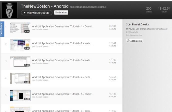 Werdet zum Android Programmierer in 20 Stunden